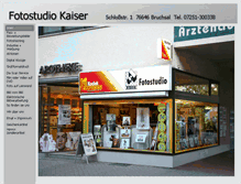 Tablet Screenshot of fotostudio-kaiser.de